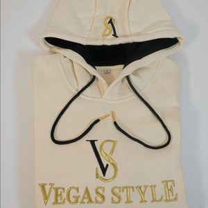 Custom Embroidered Vegas Style Fleece Hoodie